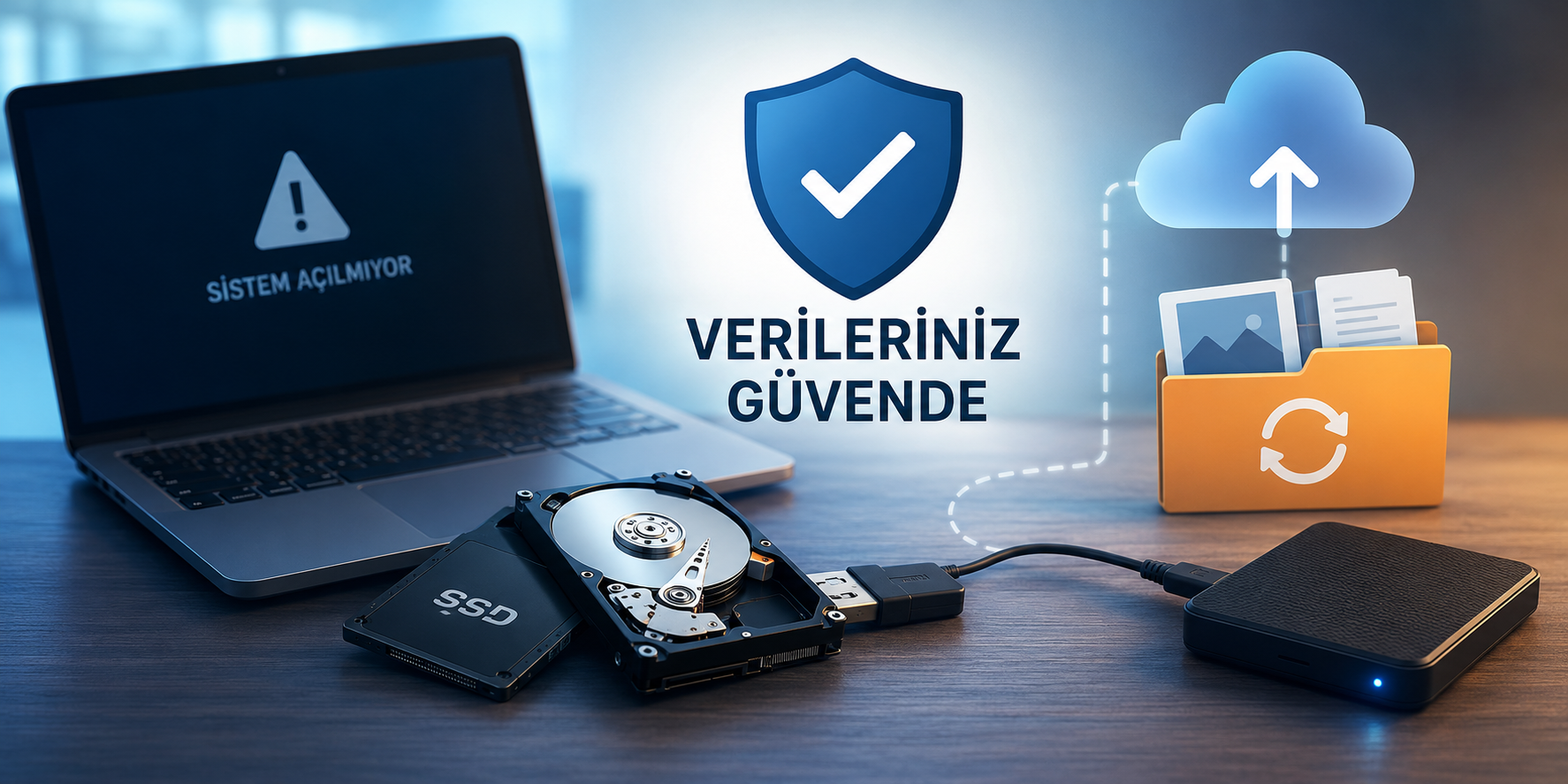 Bilgisayar bozulduğunda verilerinizi kurtarabilir misiniz?