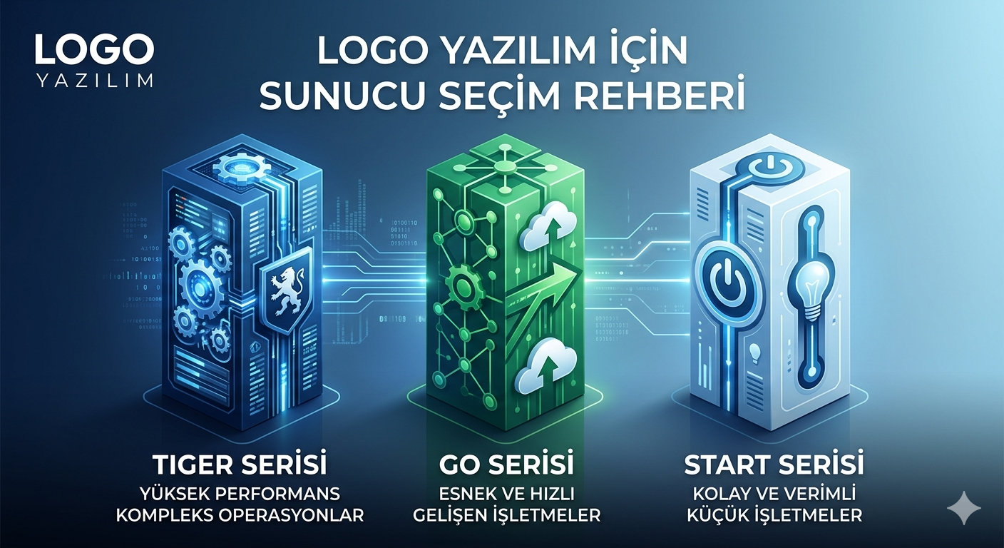 Logo Yazılım İçin Sunucu Seçim Rehberi: Tiger, Go ve Start Serisi